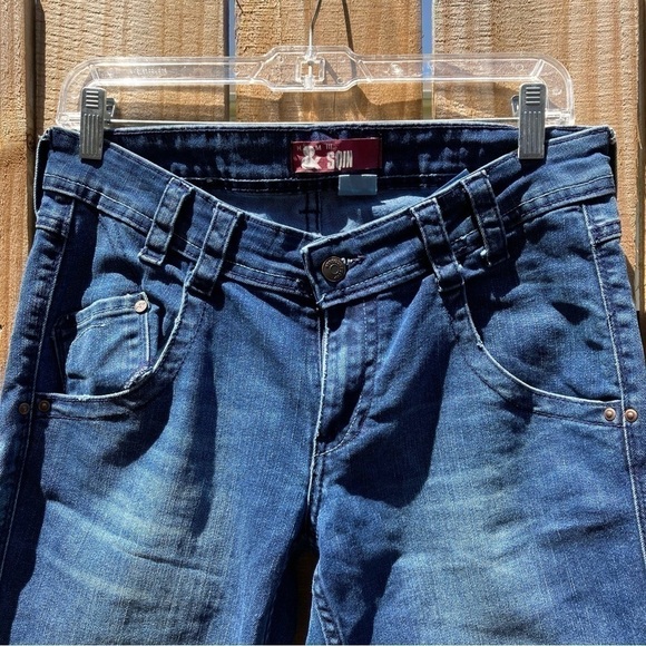 31 H & M Fit SQIN skinny Jeans big back pockets High waist - Picture 13 of 16